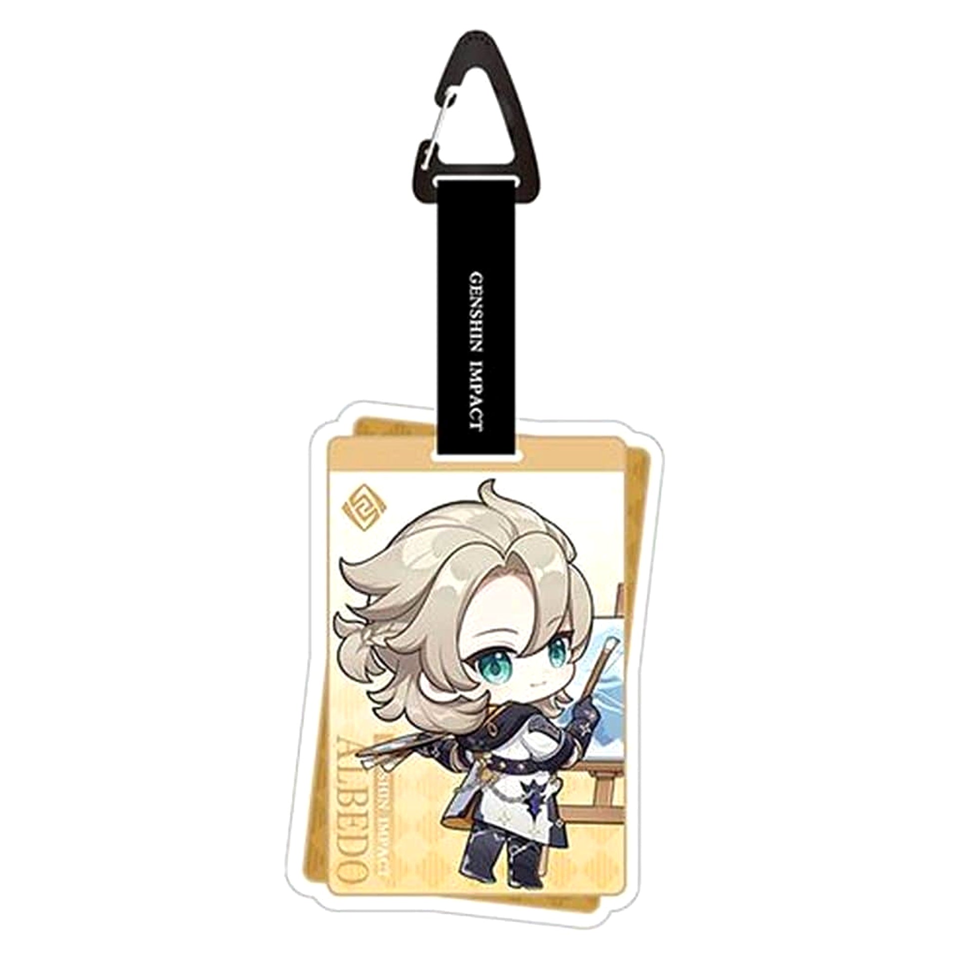 Genshin Albedo Teyvat Nature Exploration Journey Series Chibi Acrylic Strap Acrylic Item [USED]