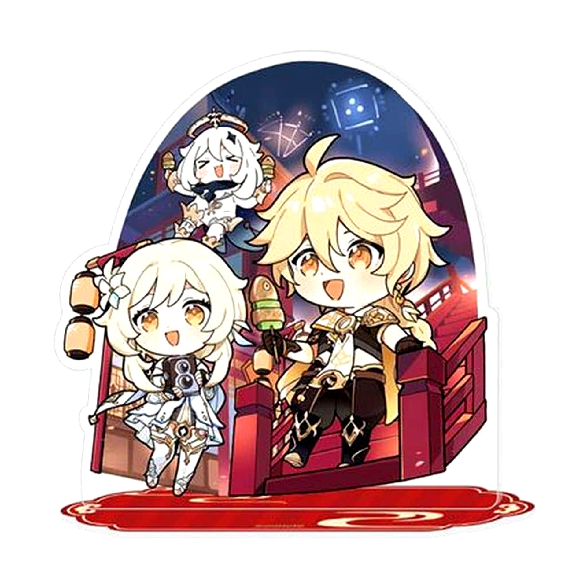 Lunar New Year Genshin Impact Weaving Melody, Flowers Deepen Series Chibi Acrylic Stand [USED]