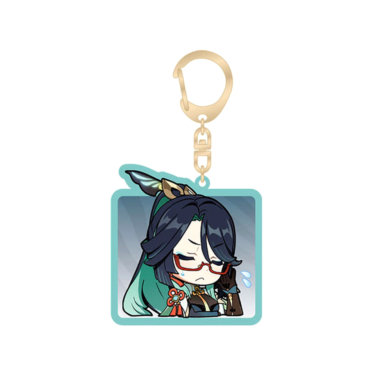 Genshin Xianyun Chibi Stamp Series Acrylic Strap Liyue Harbor Acrylic Item [USED]