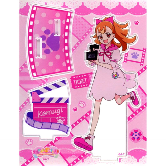 Komugi Inukai Wonderful Precure Movie Dokidoki Game World Adventure Acrylic Stand Aeon Cinema Limited [USED]