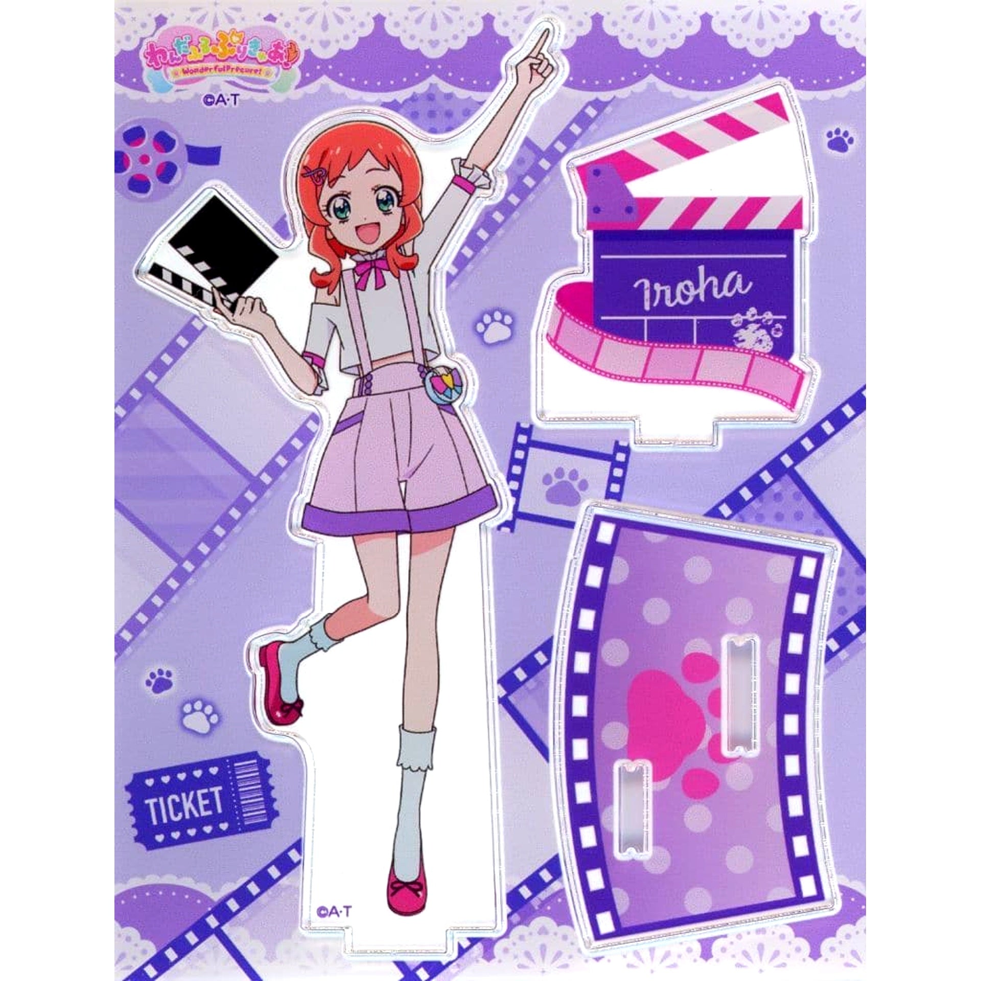 Iroha Inukai Wonderful Precure Movie Dokidoki Game World Adventure Acrylic Stand Aeon Cinema Limited [USED]