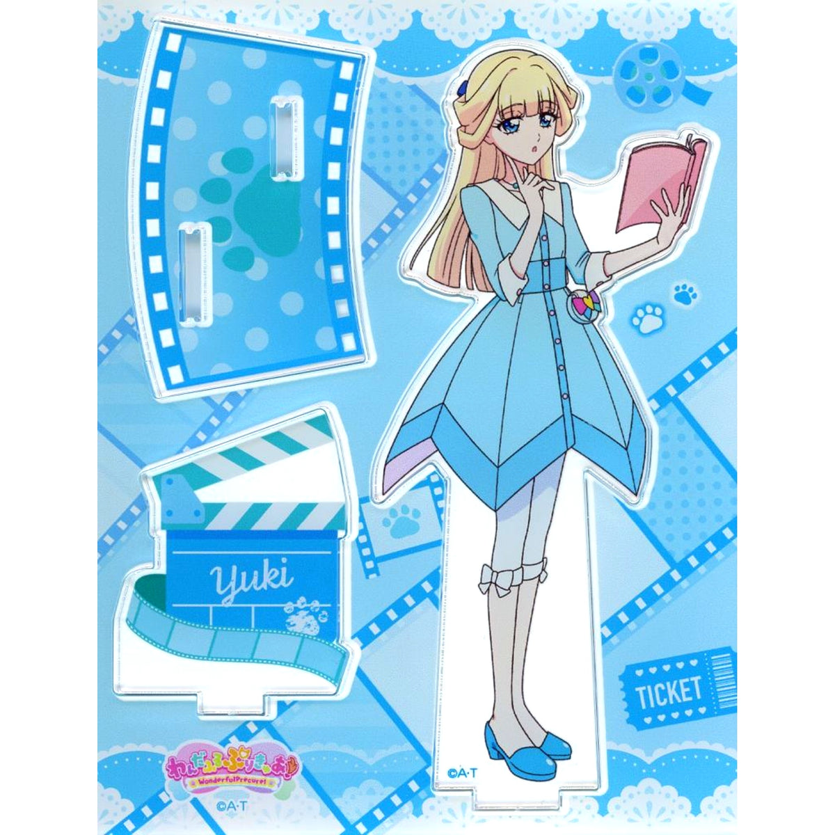 Yuki Nekoyashiki Wonderful Precure! The Movie! Dokidoki Game no Sekai de Daibouken! Acrylic Stand Aeon Cinema Limited [USED]