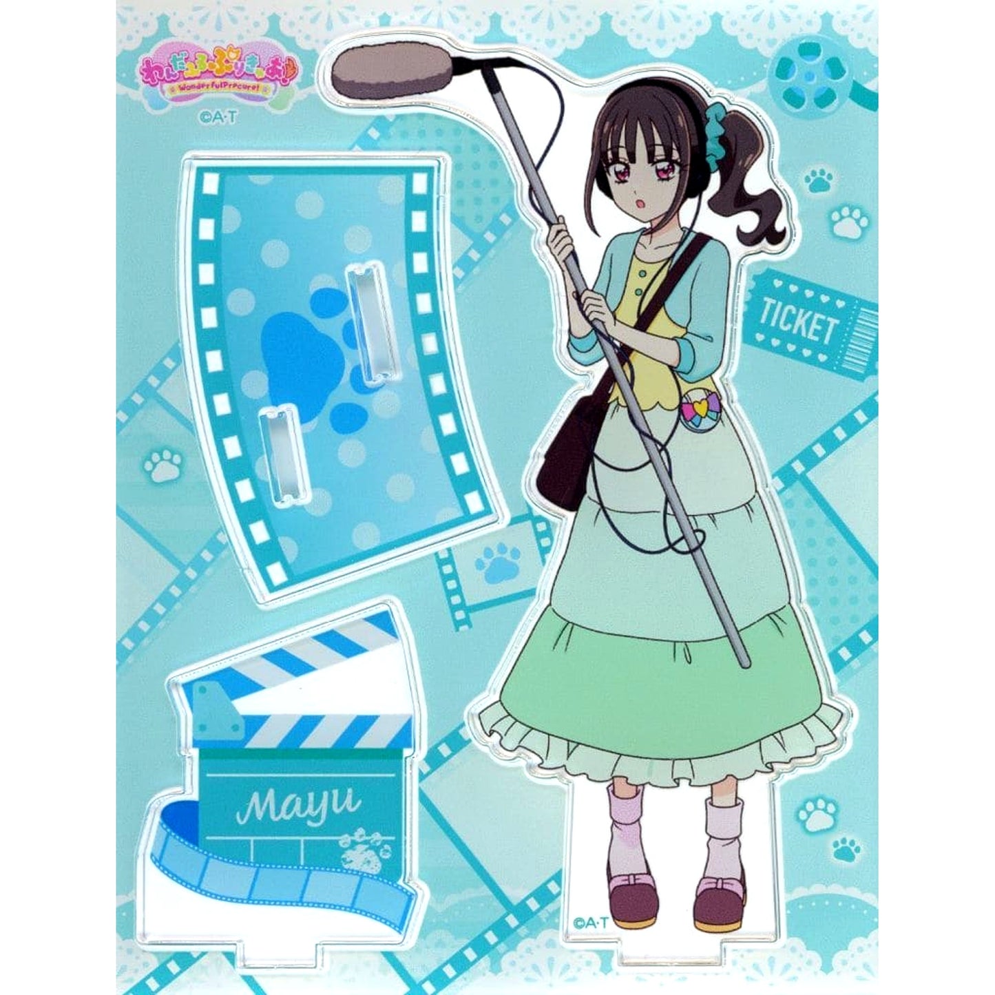 Mayu Nekoyashiki Wonderful Precure The Movie Dokidoki Game World Adventure Acrylic Stand AEON Cinema Limited [USED]