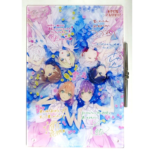 Key Visual B5 Acrylic Stand with Member Comments Love Live! Hasunosora Girls' High School Idol Club 2nd Live Tour Blooming with OOO Hyogo Performance Limited Ticket Bonus Item [USED]