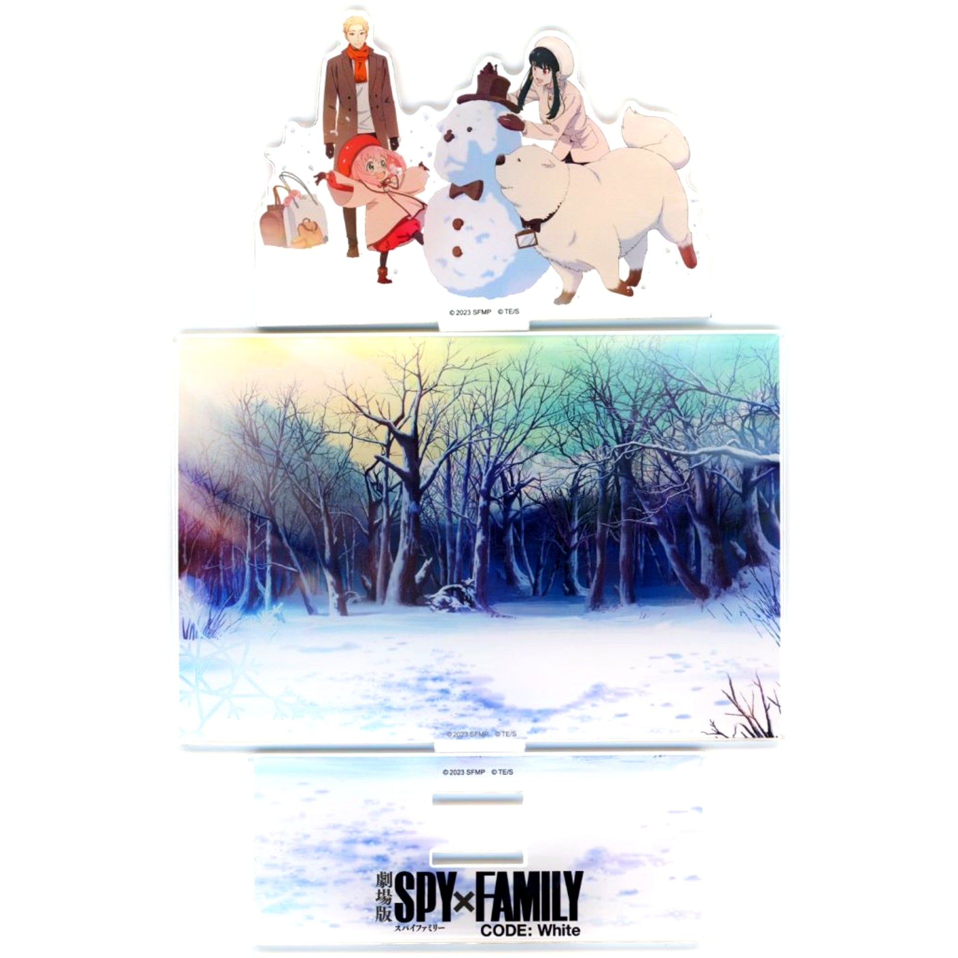 Forger Family SPY x FAMILY CODE: White TOHO STORE Bonus Diorama Acrylic Stand [USED]
