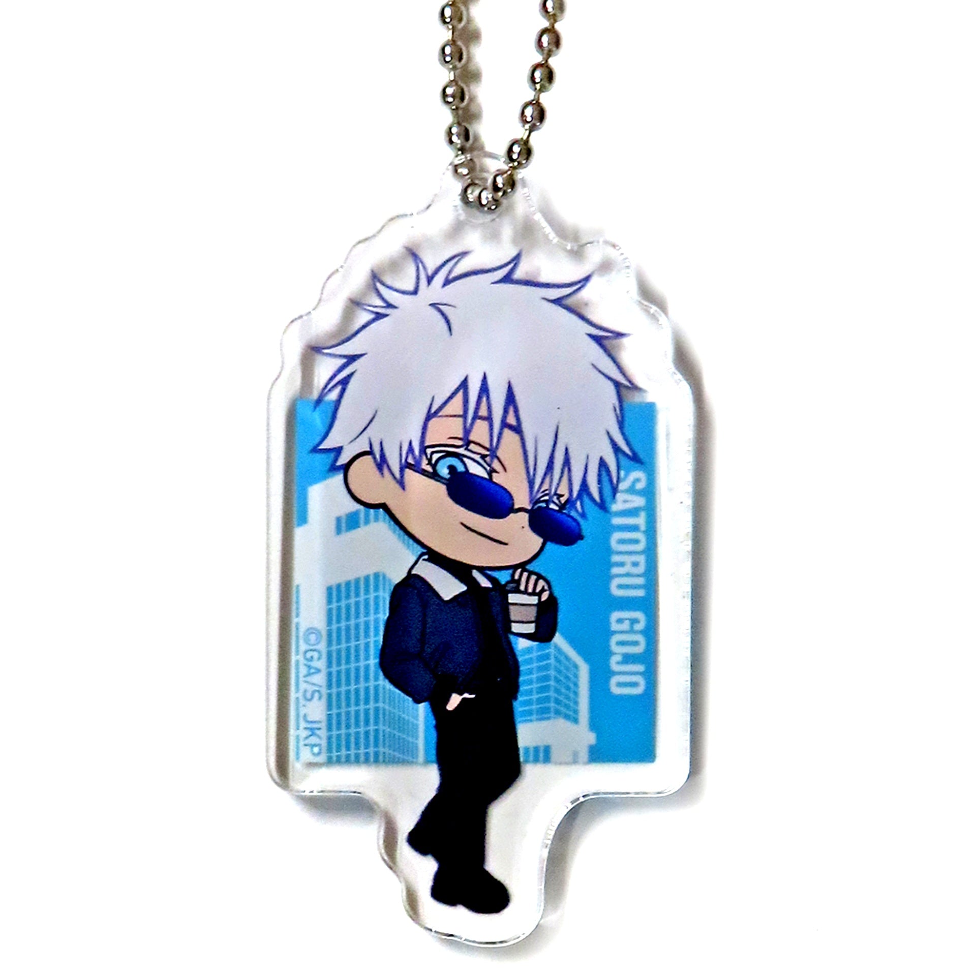 Satoru Gojo Jujutsu Kaisen Cafe 2024 Shibuya Incident Mini Char Acrylic Keychain [USED]