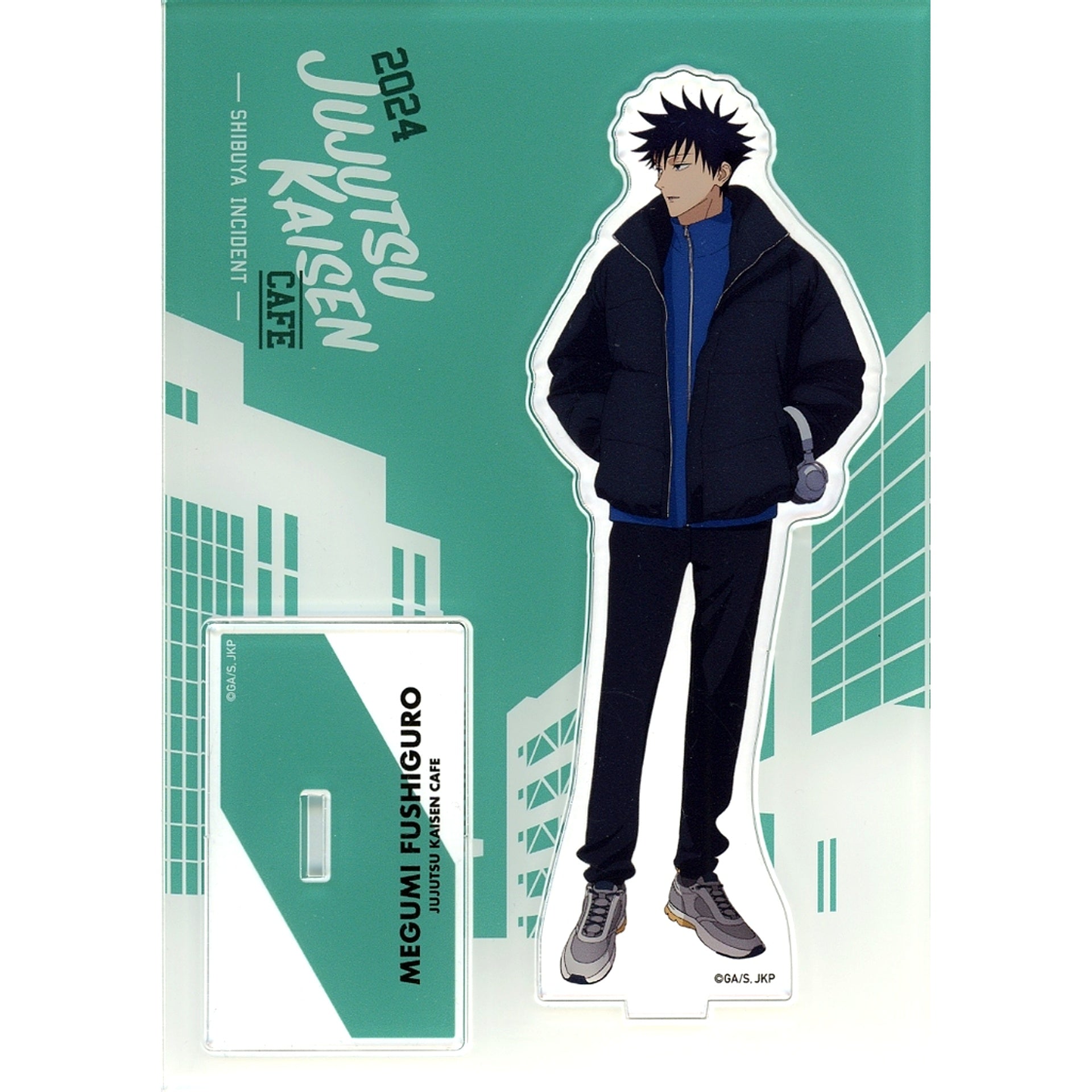 Megumi Fushiguro Acrylic Stand Jujutsu Kaisen Cafe 2024 Shibuya Incident [USED]