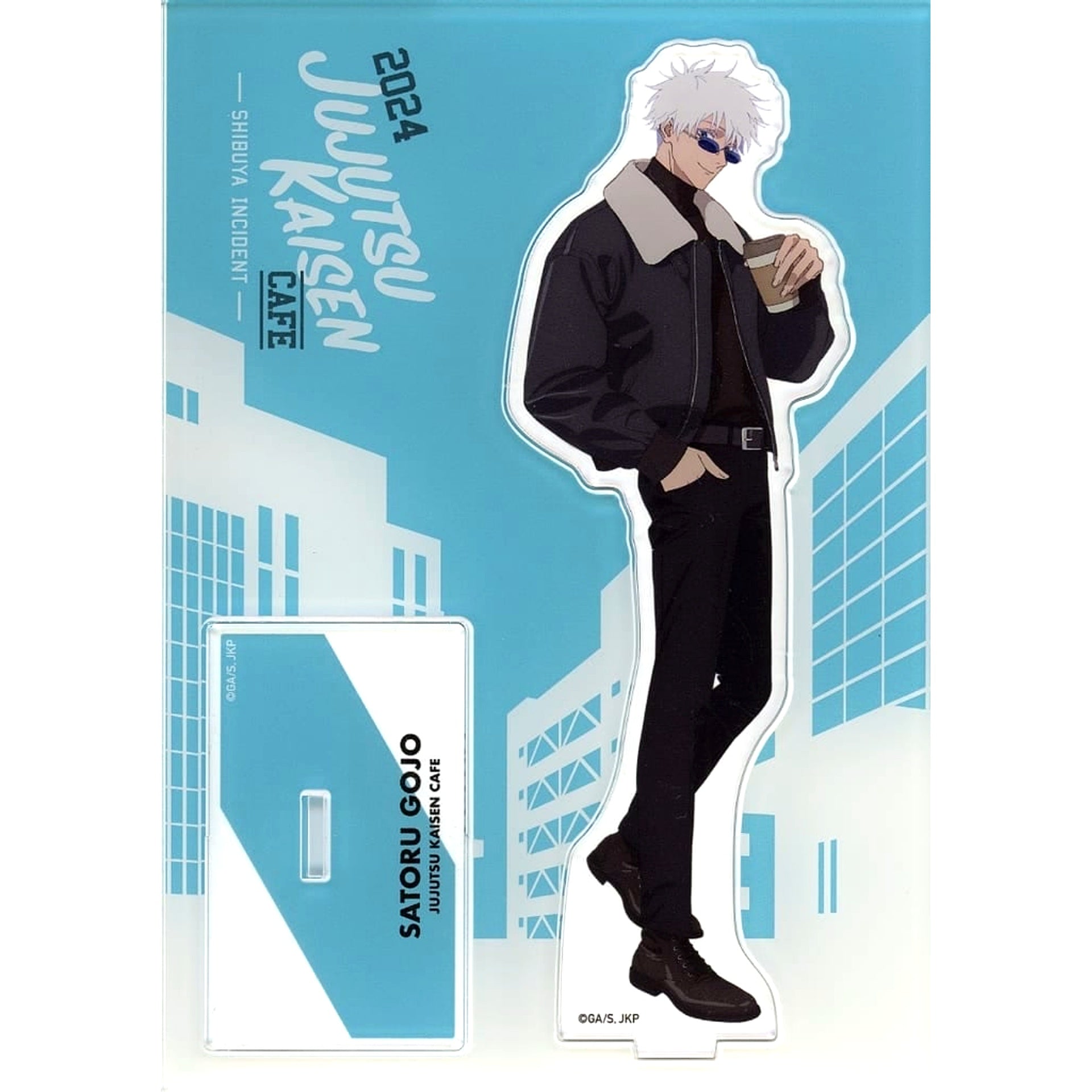 Satoru Gojo Jujutsu Kaisen Cafe 2024 Shibuya Incident Acrylic Stand [USED]