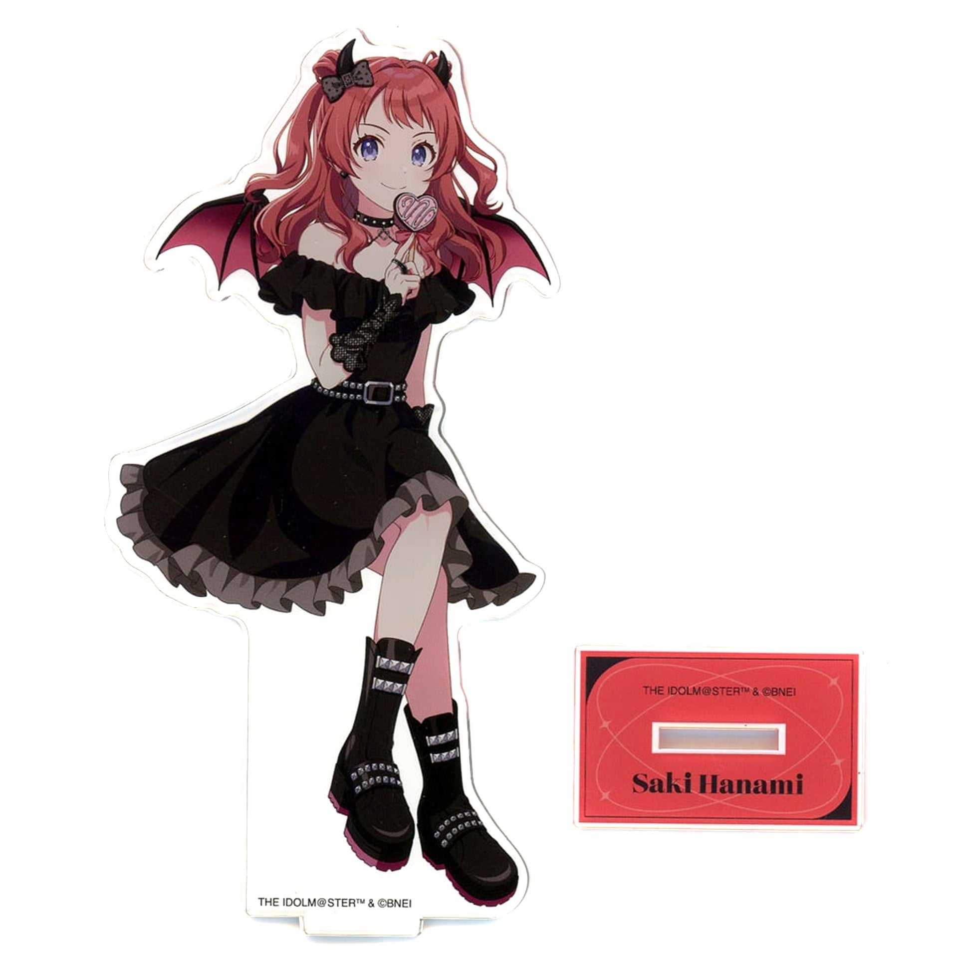Saki Hanami Gakuen Idolmaster POP UP SHOP in GiGO Acrylic Stand Devil & Angel Ver. [USED]