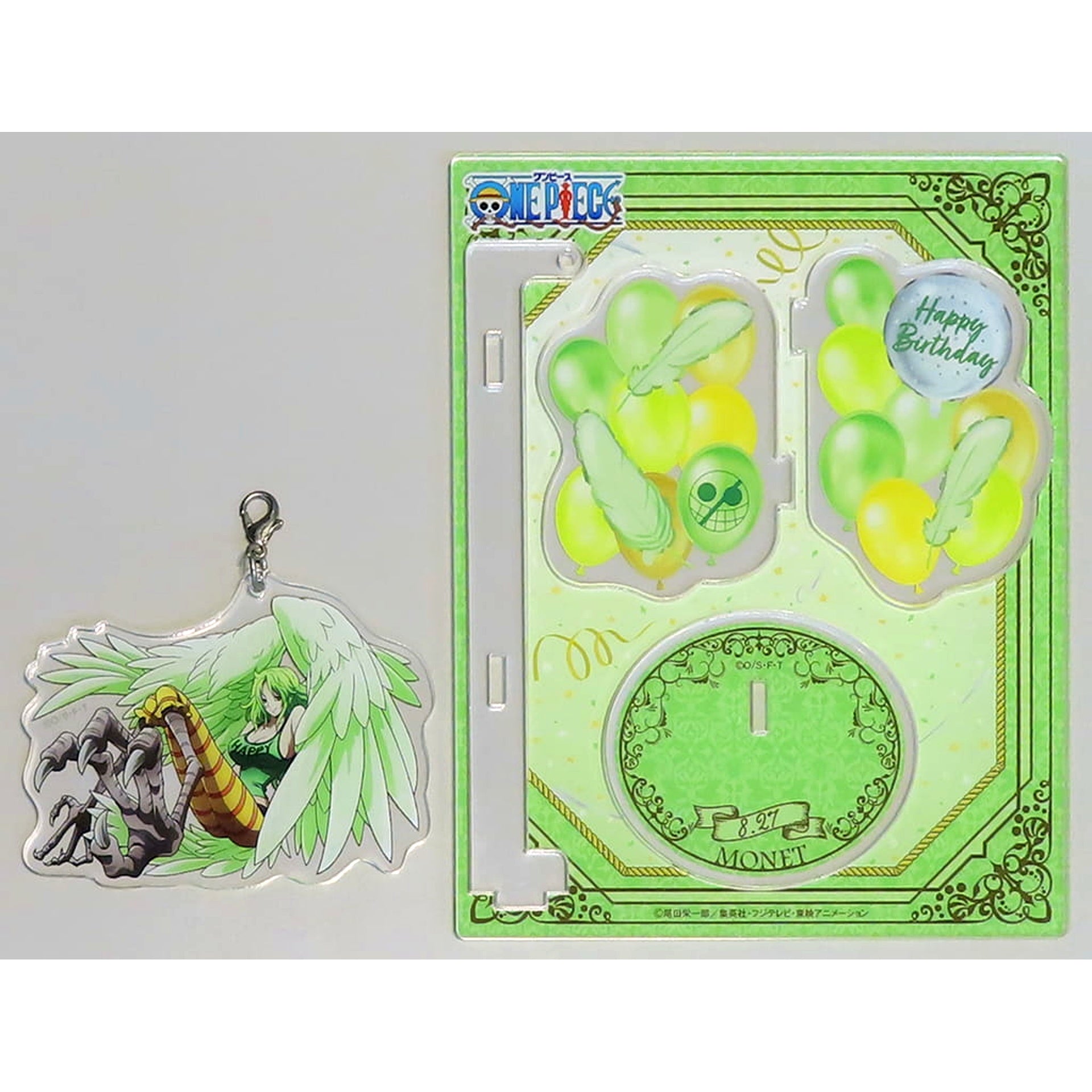 Monet One Piece 2023 Birthday Wobbly Acrylic Stand Mugiwara Store Limited [USED]