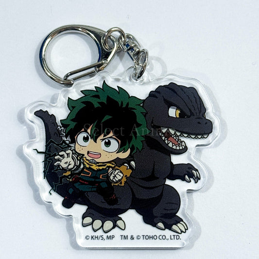 My Hero Academia Izuku Midoriya Godzilla Godzilla Collaboration Acrylic Keychain Keychains [USED]