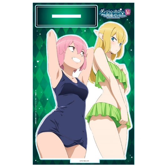 Ryu Lion & Lyra Acrylic Character Stand Is It Wrong to Try to Pick Up Girls in a Dungeon? V [USED]
