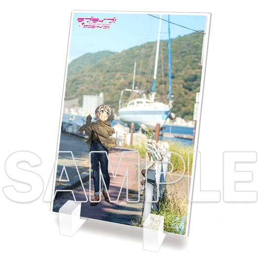 You Watanabe Mini Acrylic Plate Aqours Love Live! Sunshine!! [USED]