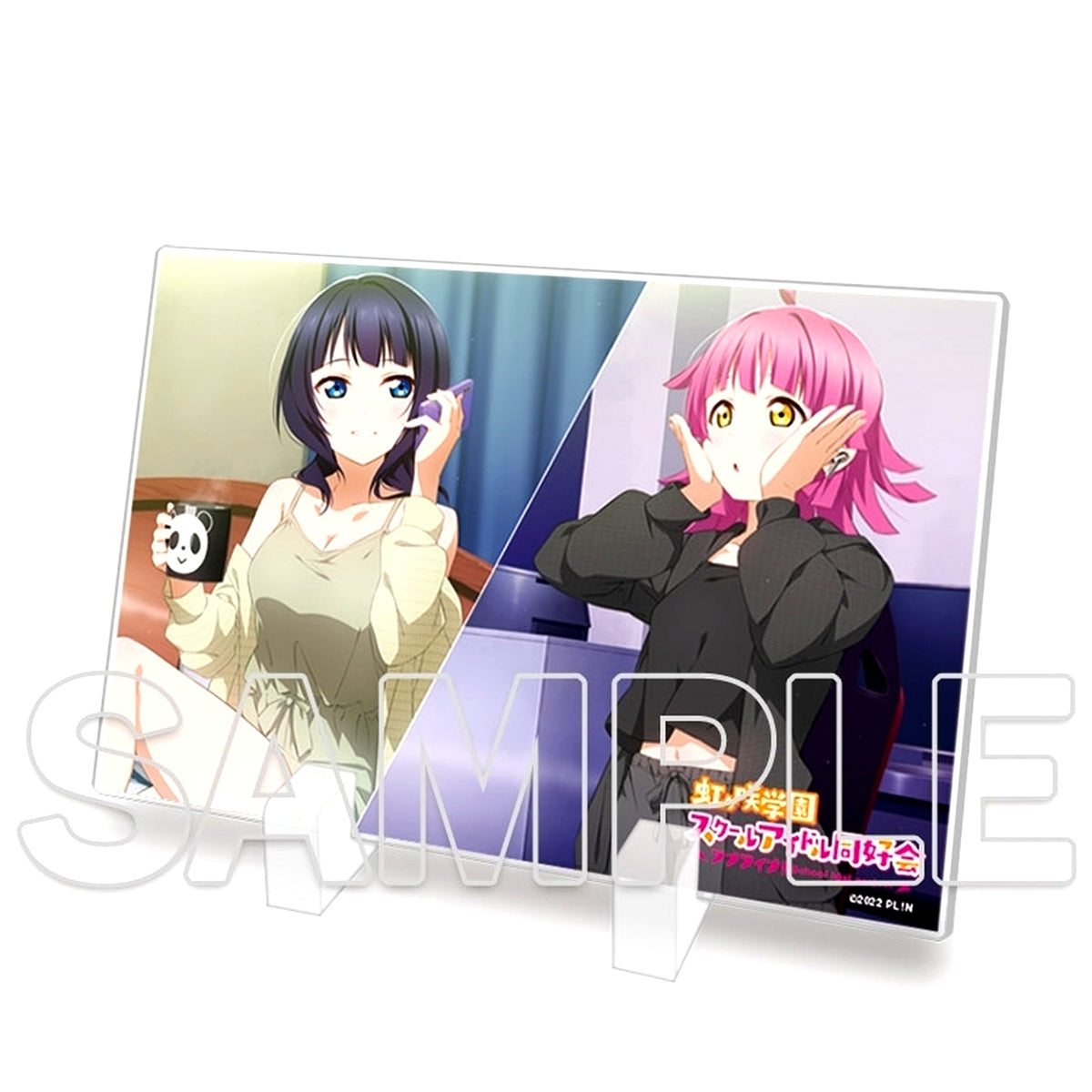 Karin Asaka Rina Tennoji Mini Acrylic Plate Love Live! Nijigasaki High School Idol Club [USED]