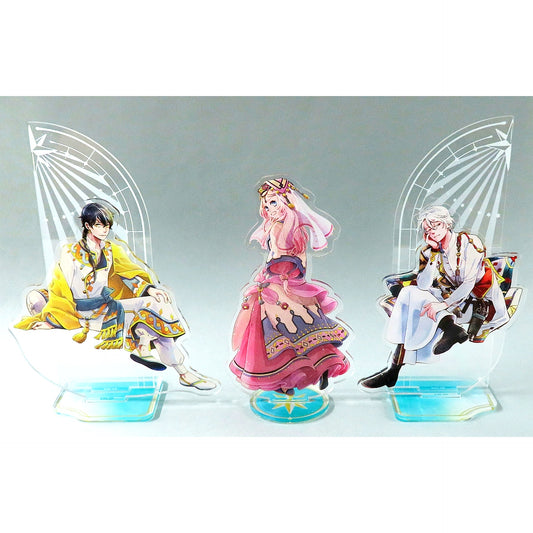 Nina & Azure & Seth Original Author Rikachi Illustration Acrylic Stand Blu-ray Nina the Starry Bride Vol. 3 DMM Mail Order Bonus [USED]
