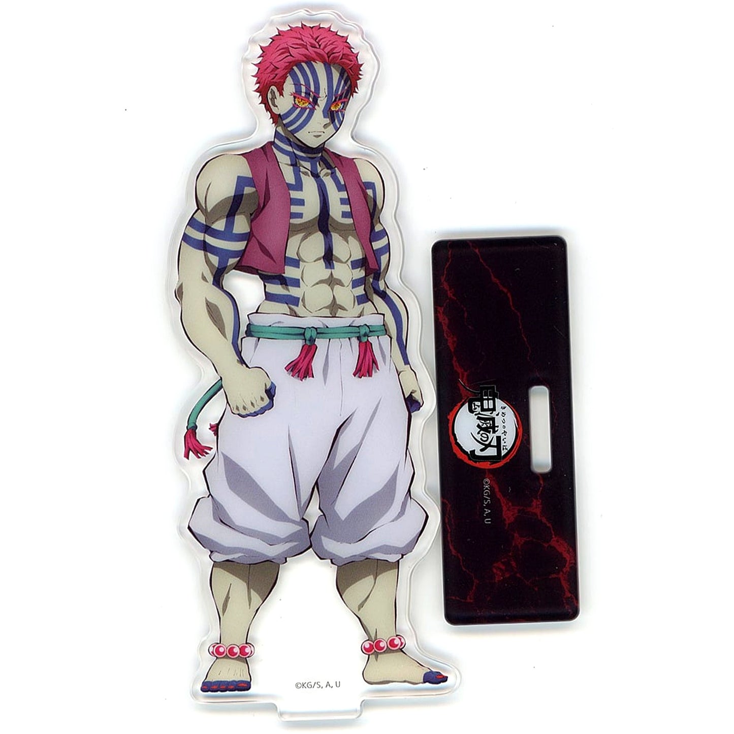 Akaza Demon Illustration Acrylic Stand Demon Slayer x ufotable Cafe / Machi Asobi CAFE & ufotable DINING Demon Invasion [USED]