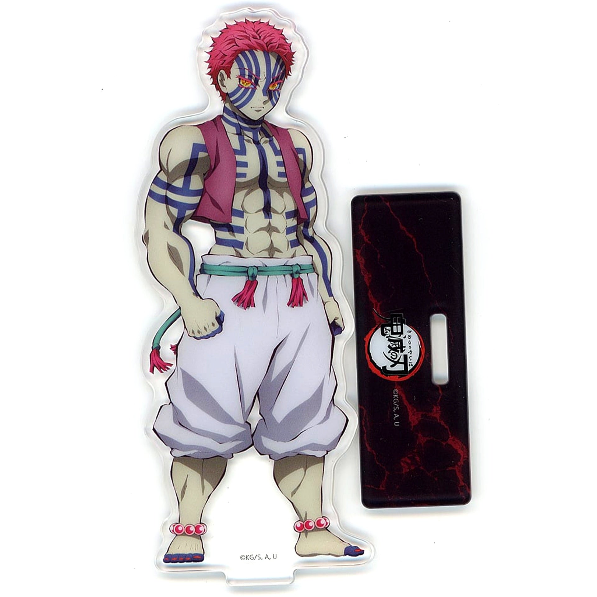 Akaza Demon Illustration Acrylic Stand Demon Slayer x ufotable Cafe / Machi Asobi CAFE & ufotable DINING Demon Invasion [USED]