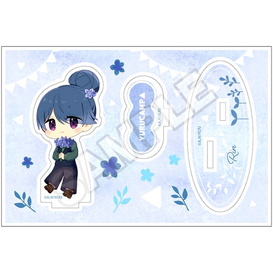 Rin Shima Flower Acrylic Stand Jr. Yuru Camp SEASON 3 [USED]