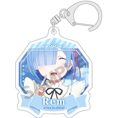Re:ZERO -Starting Life in Another World- Rem B Trading Acrylic Keychains Keychains [USED]