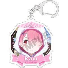 Re:ZERO -Starting Life in Another World- Ram B Trading Acrylic Keychains Keychains [USED]