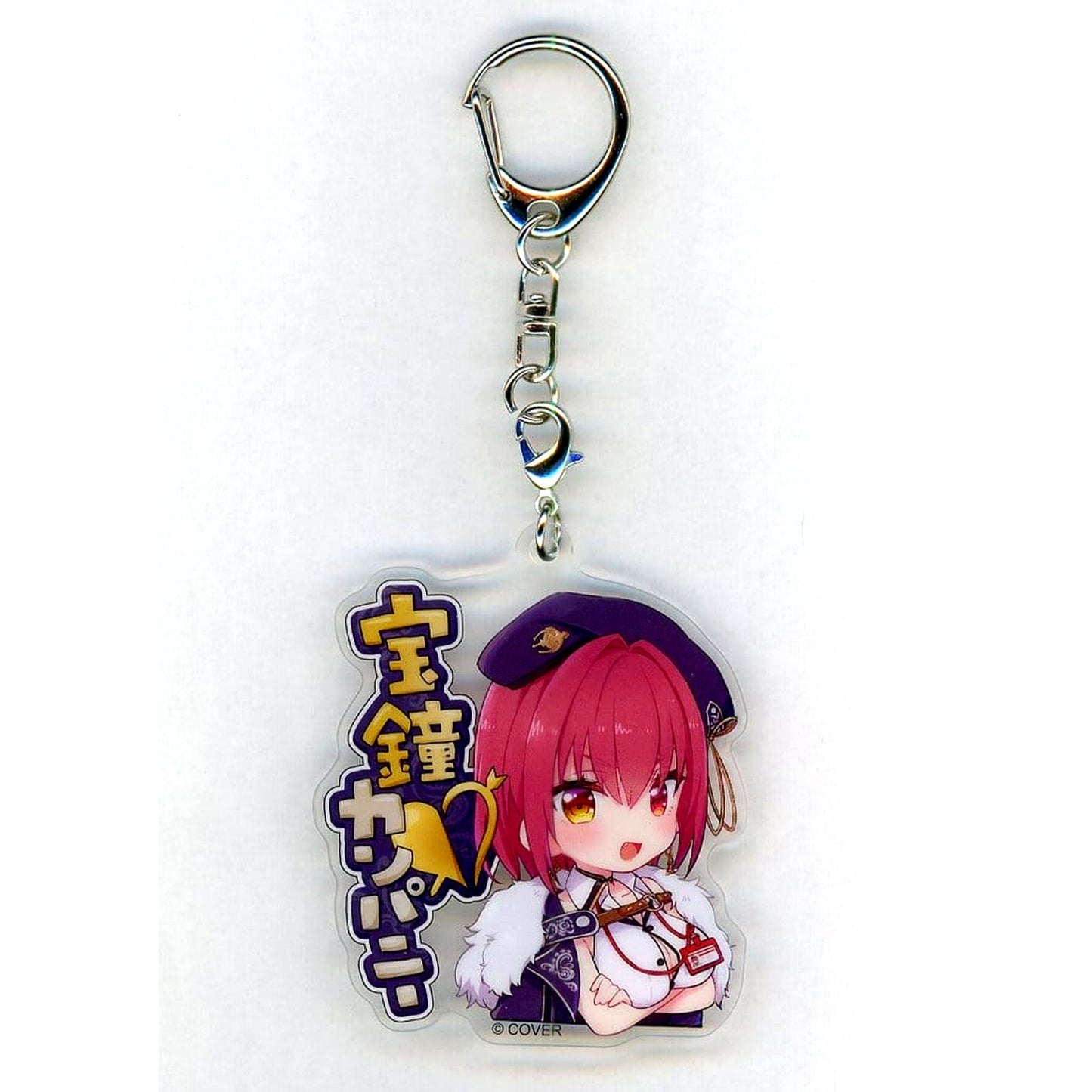 Virtual YouTuber hololive Houshou Marine Houshou Company 3 Million Subscribers Memorial Random Acrylic Keychain [USED]