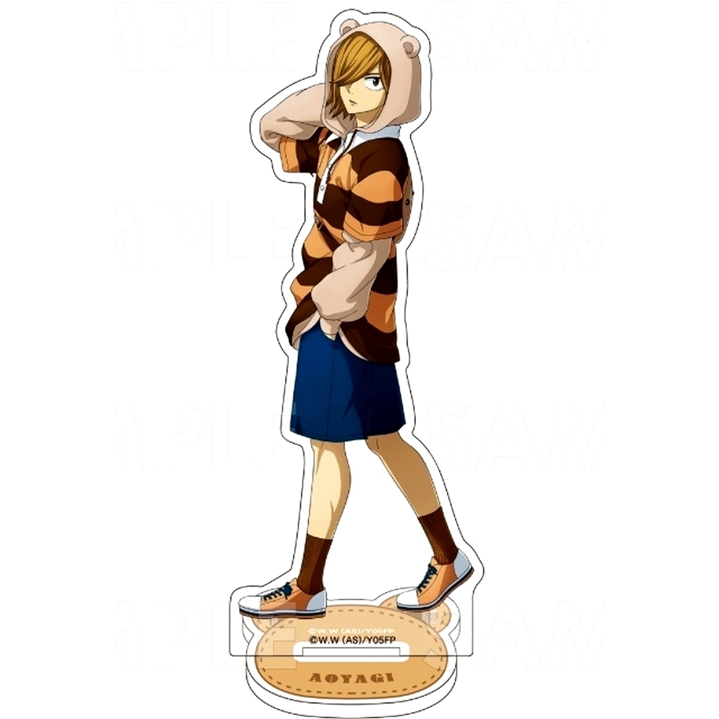 Hajime Aoyagi Preppy Bear Hoodie Ver. Acrylic Stand Yowamushi Pedal LIMIT BREAK [USED]