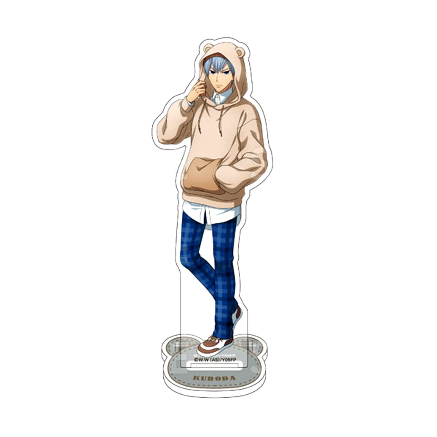 Yukinari Kuroda Preppy Bear Hoodie Yowamushi Pedal LIMIT BREAK Acrylic Stand [USED]
