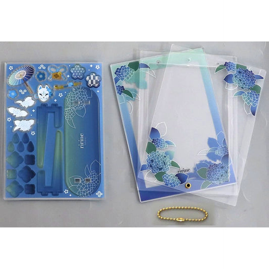 Blue fanfancy+ Hydrangea Acrylic Frame Large [USED]