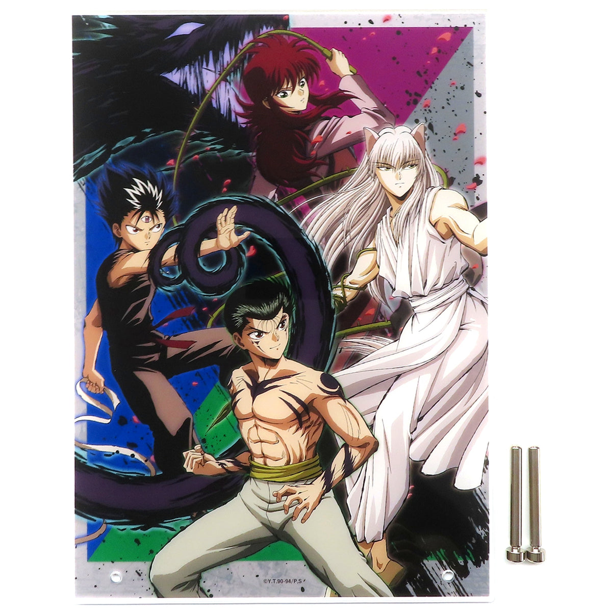Yusuke Urameshi Group Center Acrylic Visual Panel Webkuji Yu Yu Hakusho Vol. 12: Bring it on!! A Prize [USED]
