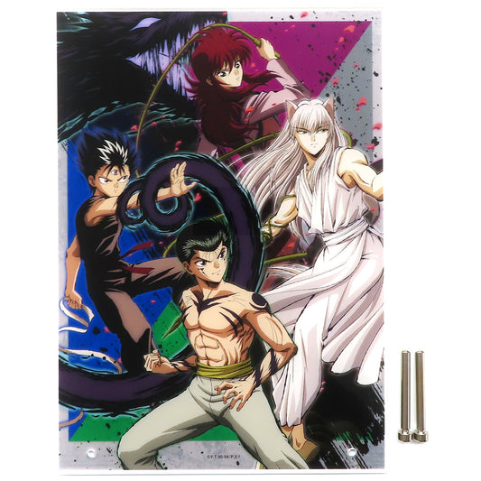 Yusuke Urameshi Group Center Acrylic Visual Panel Webkuji Yu Yu Hakusho Vol. 12: Bring it on!! A Prize [USED]