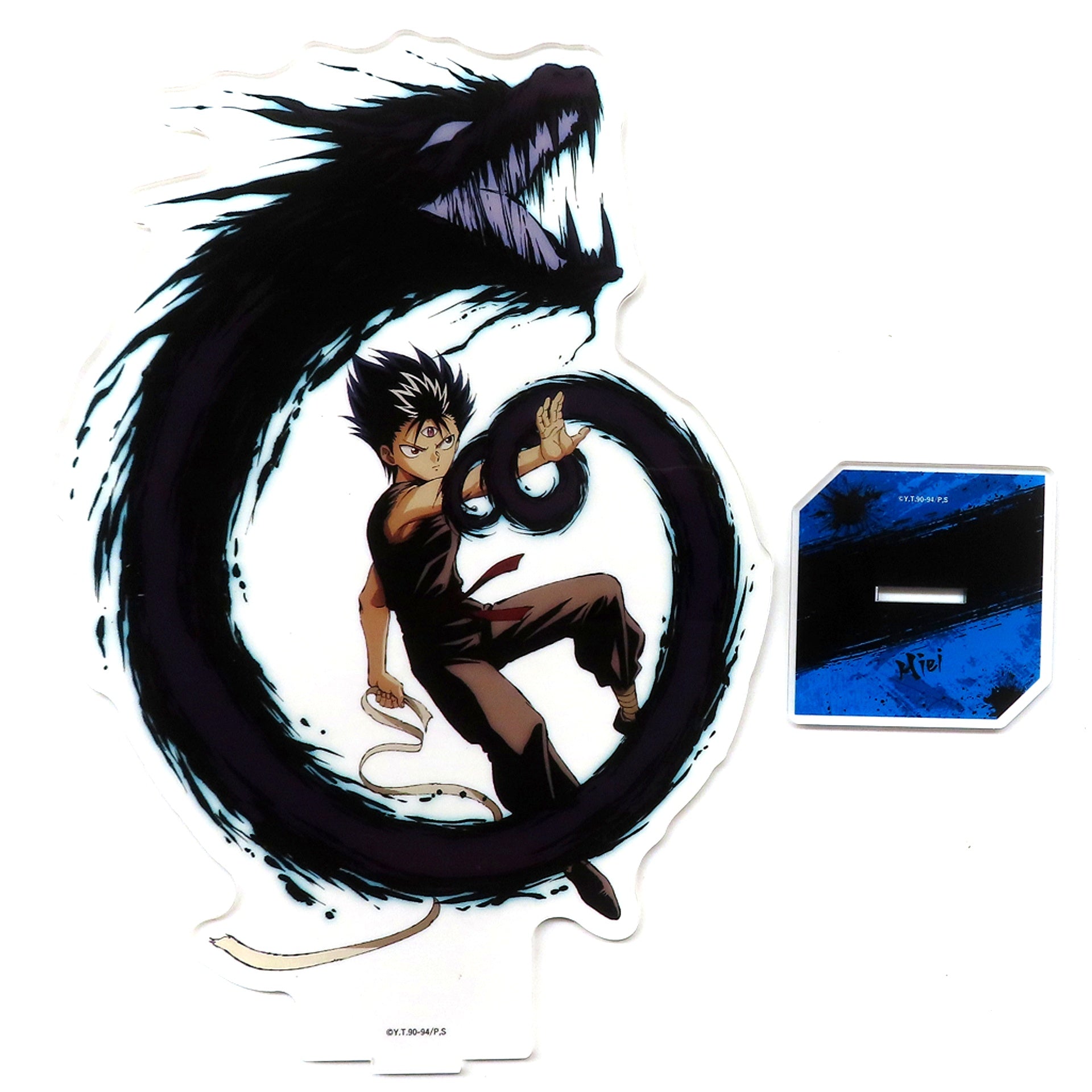 Hiei Big Acrylic Stand WEB Kuji Yu Yu Hakusho 12th Bring it on!! C Prize [USED]