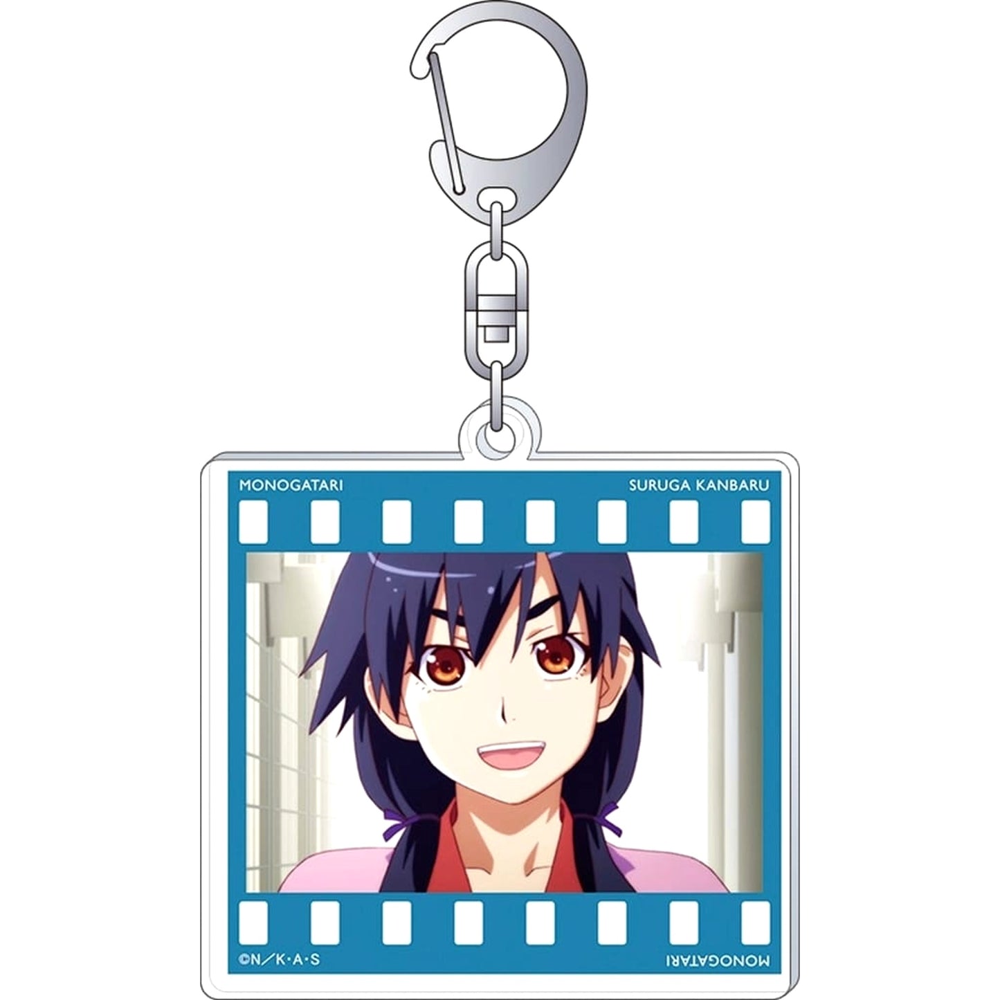 Monogatari Series Suruga Kanbaru D Acrylic Keychain Collection Suruga Kanbaru Keychains [USED]