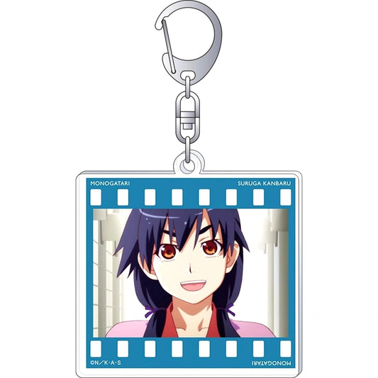 Monogatari Series Suruga Kanbaru D Acrylic Keychain Collection Suruga Kanbaru Keychains [USED]