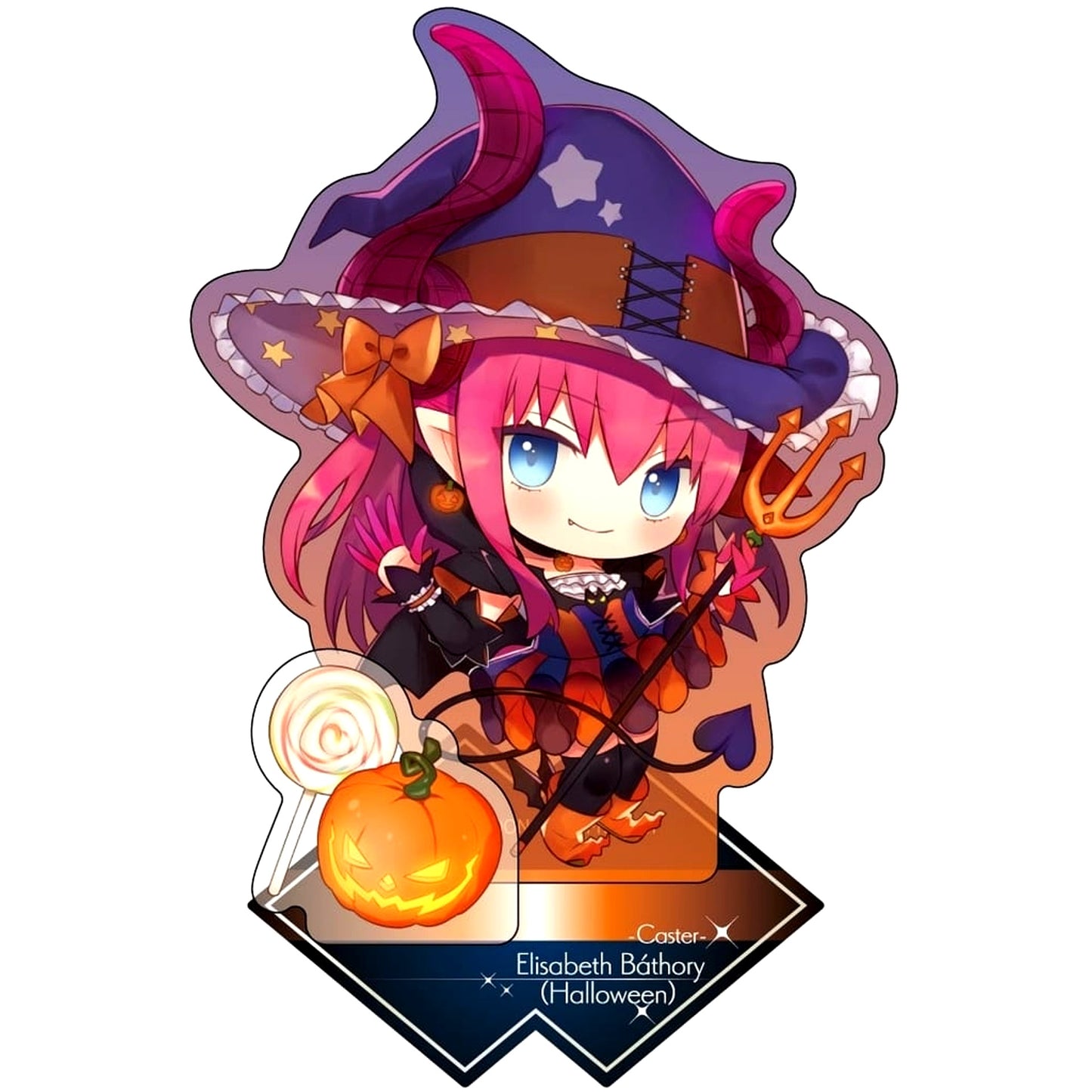 Fate/Grand Order Elizabeth Bathory Halloween Caster Charatoria Acrylic Stand [USED]