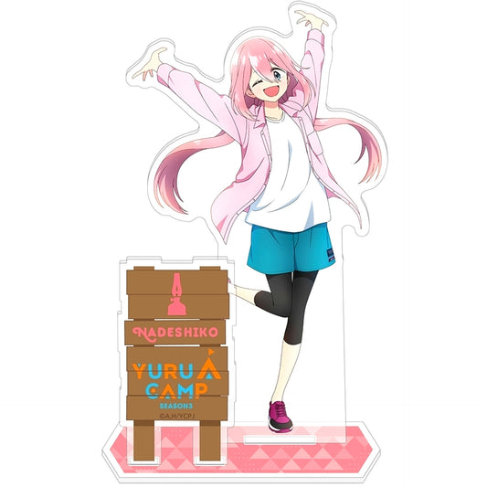 Nadeshiko Kagamihara Yuru Camp SEASON 3 Illustration Acrylic Stand [USED]