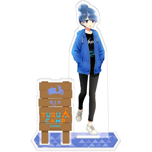 Rin Shima Illustration Acrylic Stand Yuru Camp SEASON 3 [USED]