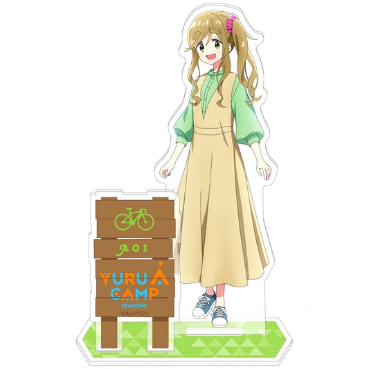 Aoi Inuyama Yuru Camp SEASON 3 Illustration Acrylic Stand [USED]