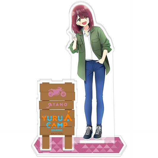 Ayano Toki Illustration Acrylic Stand Yuru Camp SEASON 3 [USED]