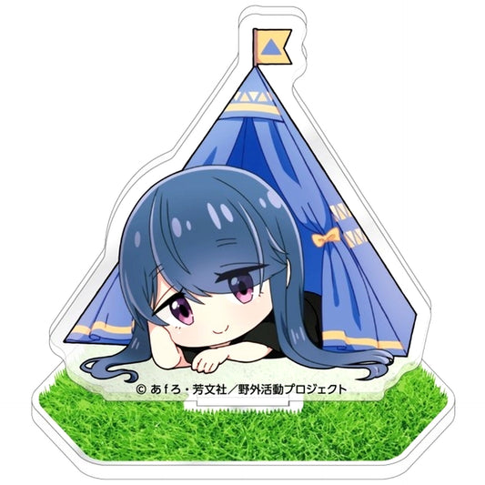 Rin Shima Trading Lawn Acrylic Stand Yuru Camp SEASON 3 [USED]