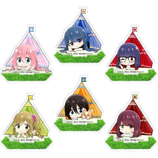 Set of 6 Trading Lawn Acrylic Stand Yuru Camp SEASON 3 [USED]