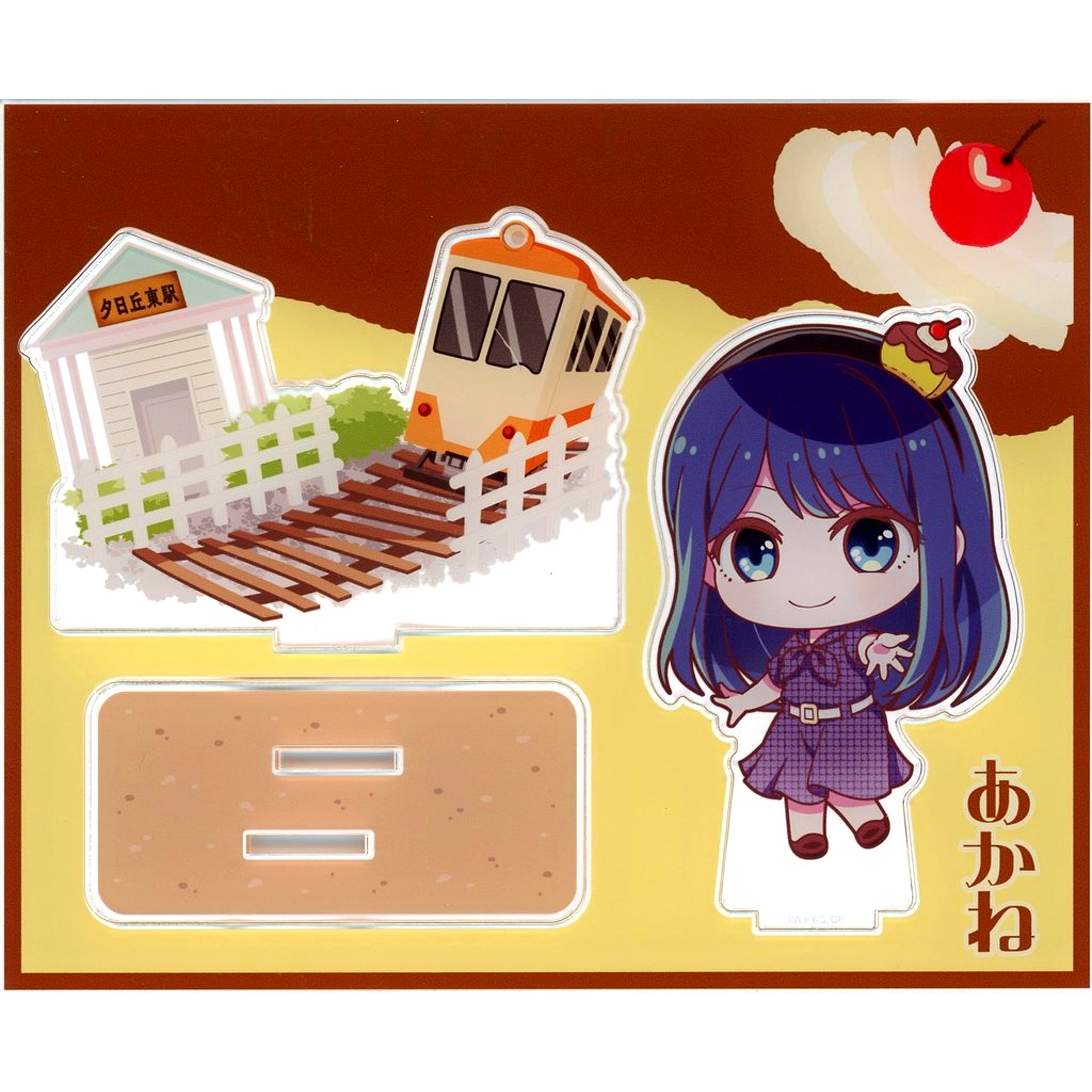 Akane Kurokawa Mini Character Acrylic Diorama Oshi no Ko Matsuri in Seibuen Amusement Park [USED]