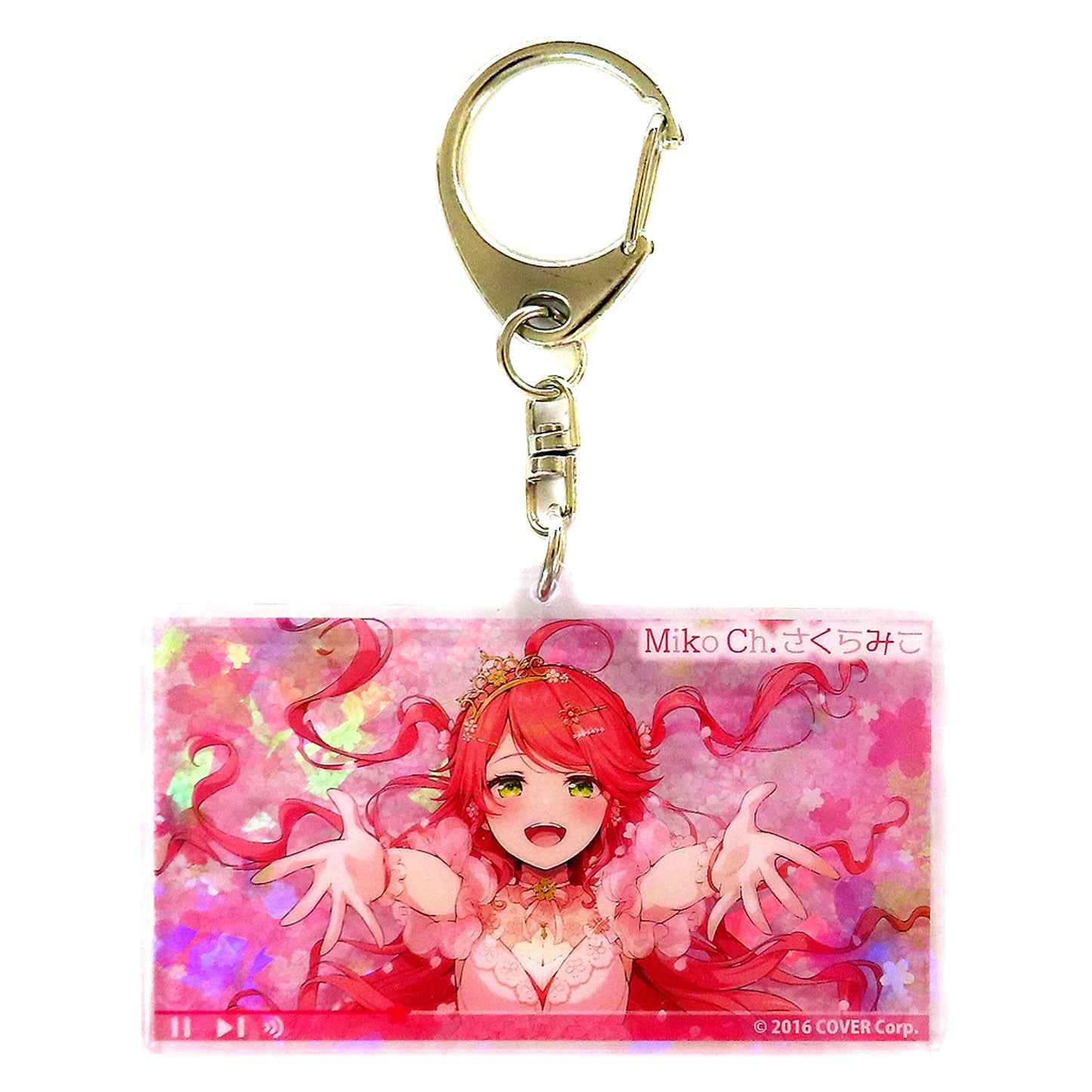 Sakura Miko Hololive Song Goods Random Thumbnail Keychain flower rhapsody [USED]