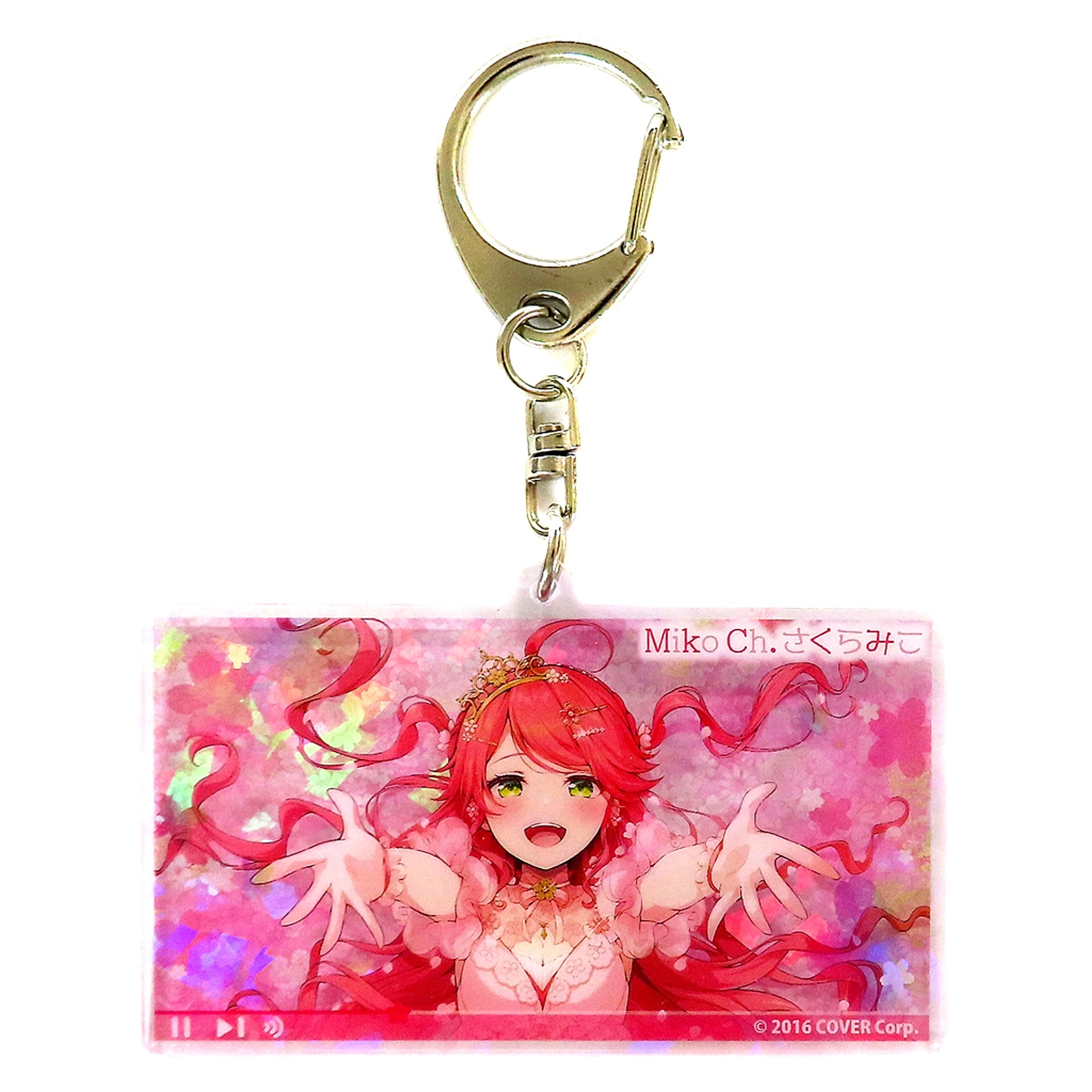 Sakura Miko Hololive Song Goods Random Thumbnail Keychain flower rhapsody [USED]