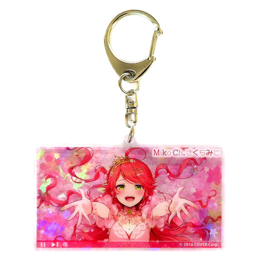 Sakura Miko Hololive Song Goods Random Thumbnail Keychain flower rhapsody [USED]