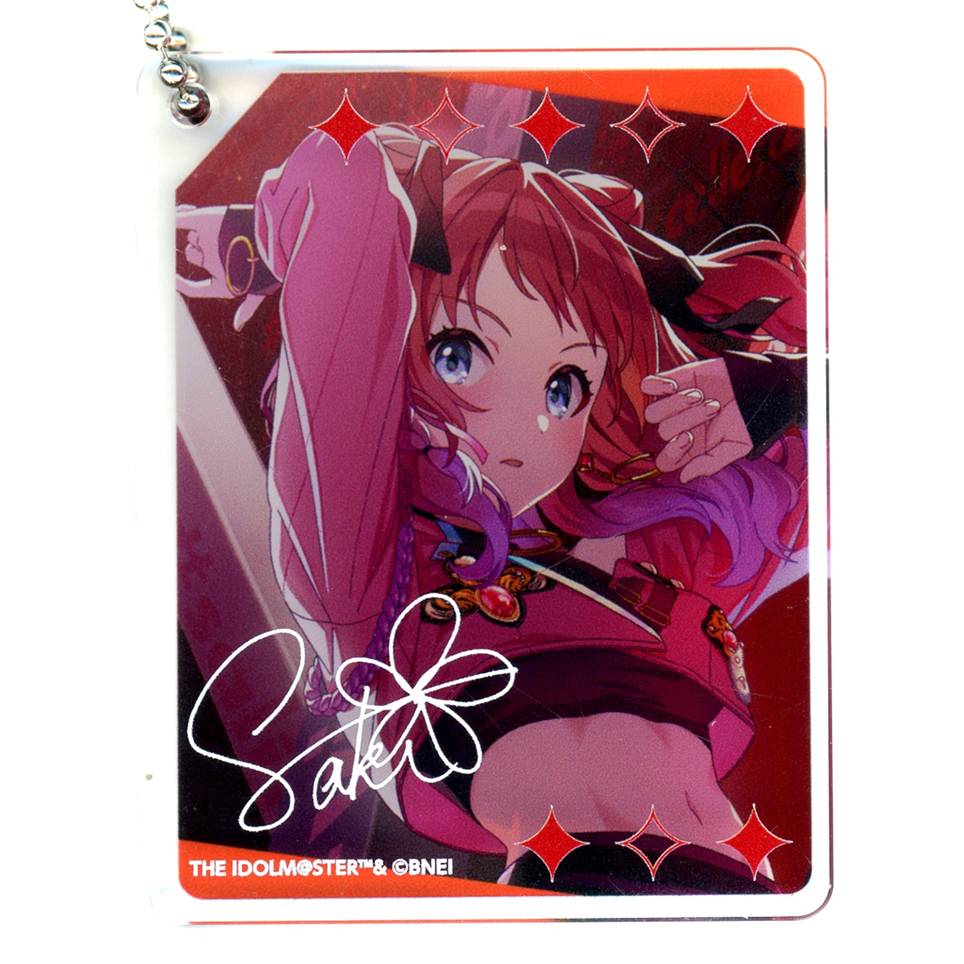 Saki Hanami Gakuen Idolmaster CoLotta Trading Acrylic Plate Keychain animatecafe [USED]