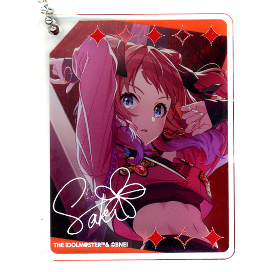 Saki Hanami Gakuen Idolmaster CoLotta Trading Acrylic Plate Keychain animatecafe [USED]