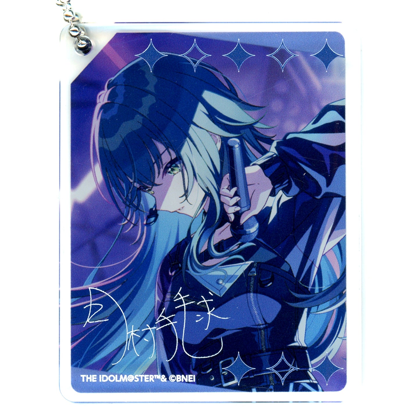 Temari Tsukimura Gakuen Idolmaster animatecafe CoLotta Trading Acrylic Plate Keychain [USED]