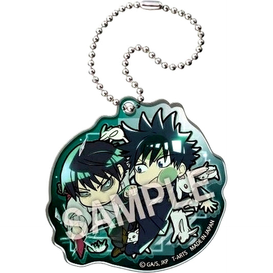 Megumi Fushiguro and Toji Fushiguro Pita Defome Jujutsu Kaisen VS Acrylic Keychain [USED]
