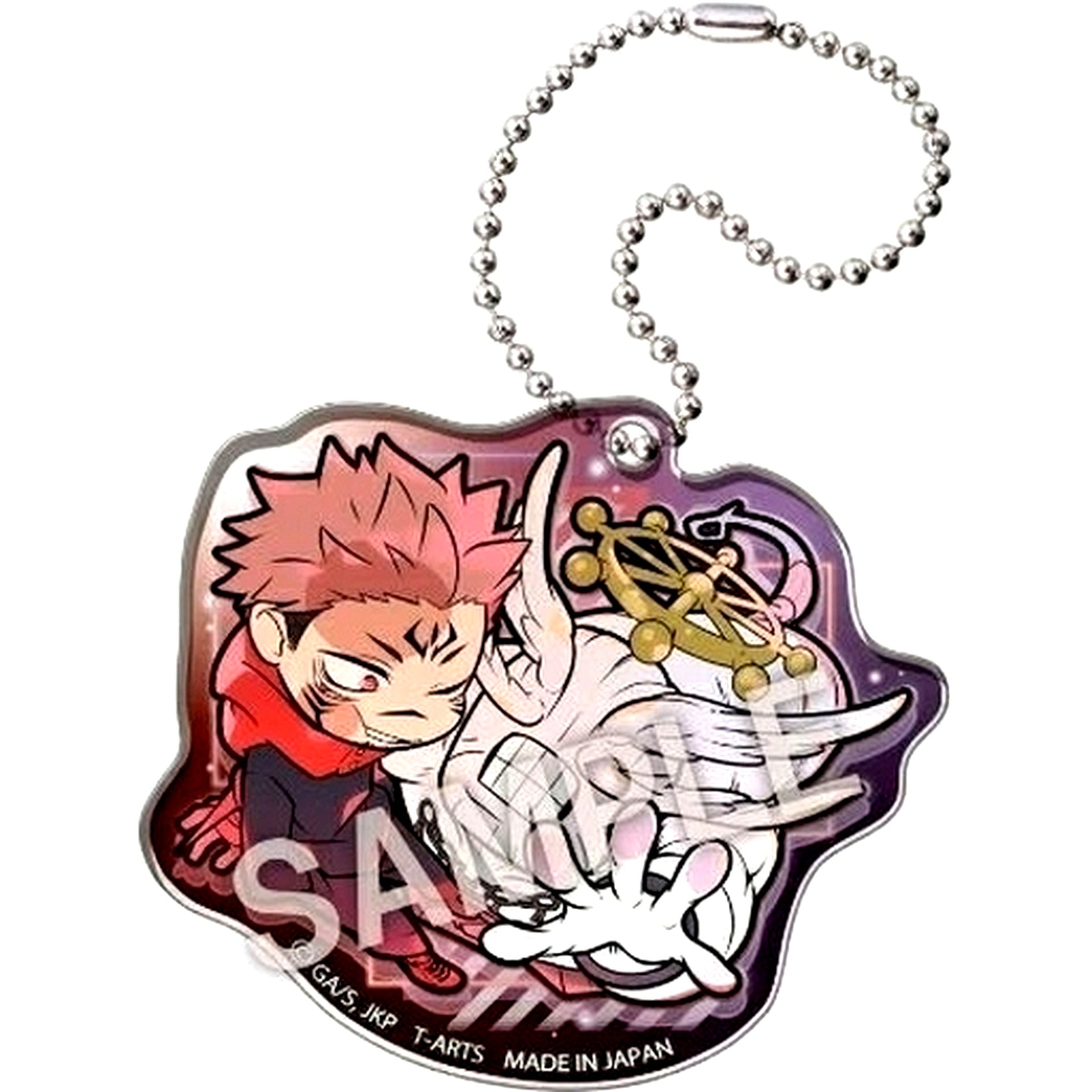 Ryomen Sukuna & Mahoraga Jujutsu Kaisen Pita Deforme VS Acrylic Keychain [USED]