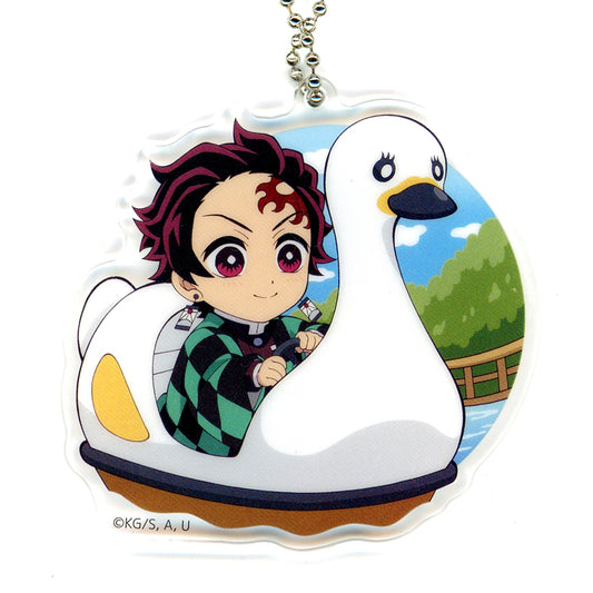 Tanjiro Kamado Demon Slayer Kimetsu no Yaiba Total Concentration Exhibition Swordsmith Village Hashira Training Arc Regional Illustration Tokyo Acrylic Charm [USED]